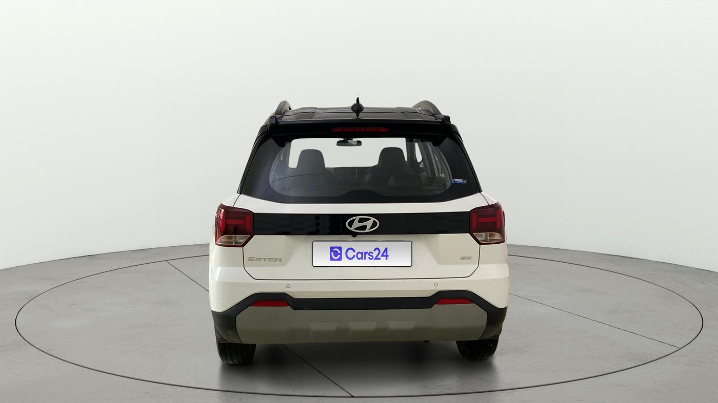 2024 Hyundai EXTER SX 1.2 AMT DUAL TONE, Petrol, Automatic, 18,660 km, Back/Rear