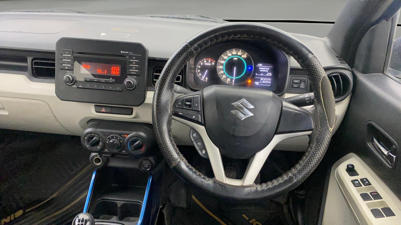2018 Maruti IGNIS DELTA 1.2, CNG, Manual, 80,804 km, Steering Wheel Close Up