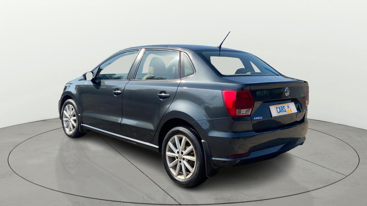 2018 Volkswagen Ameo HIGHLINE PLUS 1.5L AT 16 ALLOY, Diesel, Automatic, 87,218 km, Left Back Diagonal