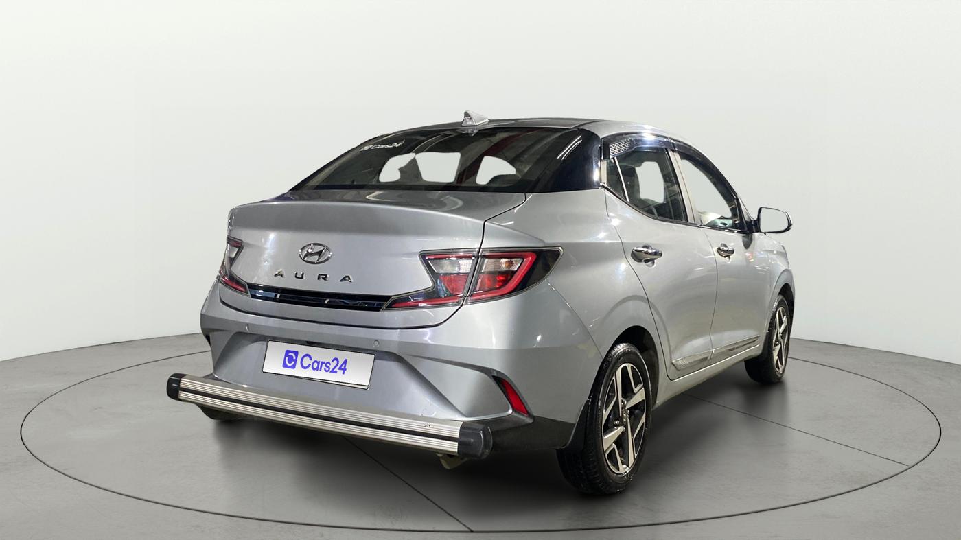 2021 Hyundai AURA SX 1.2, Petrol, Manual, 35,273 km, Right Back Diagonal