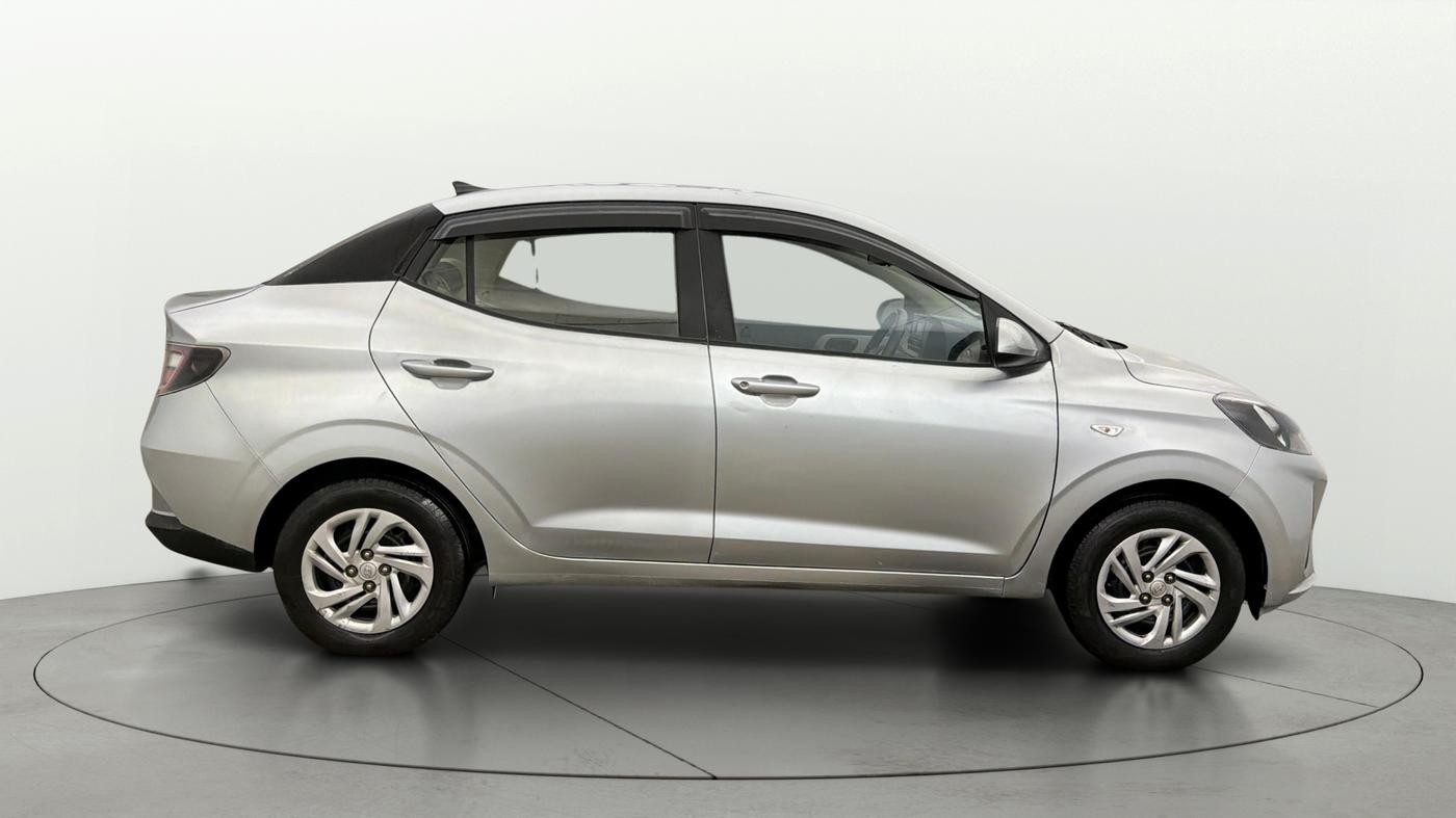 2020 Hyundai AURA S 1.2 CNG, CNG, Manual, 69,240 km, Right Side View