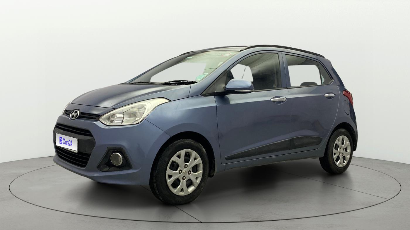 2013 Hyundai Grand i10 SPORTZ 1.2 KAPPA VTVT, Petrol, Manual, 81,396 km, Left Front Diagonal