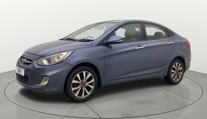 2014 Hyundai Verna FLUIDIC 1.6 VTVT SX OPT, Petrol, Manual, 99,204 km, Left Front Diagonal