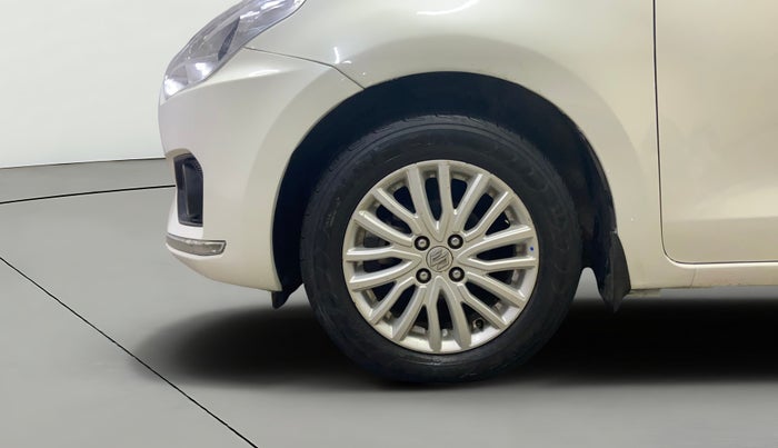 2018 Maruti Dzire ZXI AMT, CNG, Automatic, 91,479 km, Left Front Wheel