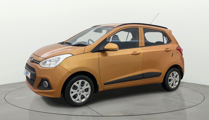 2015 Hyundai Grand i10 SPORTZ 1.2 KAPPA VTVT, Petrol, Manual, 75,627 km, Left Front Diagonal