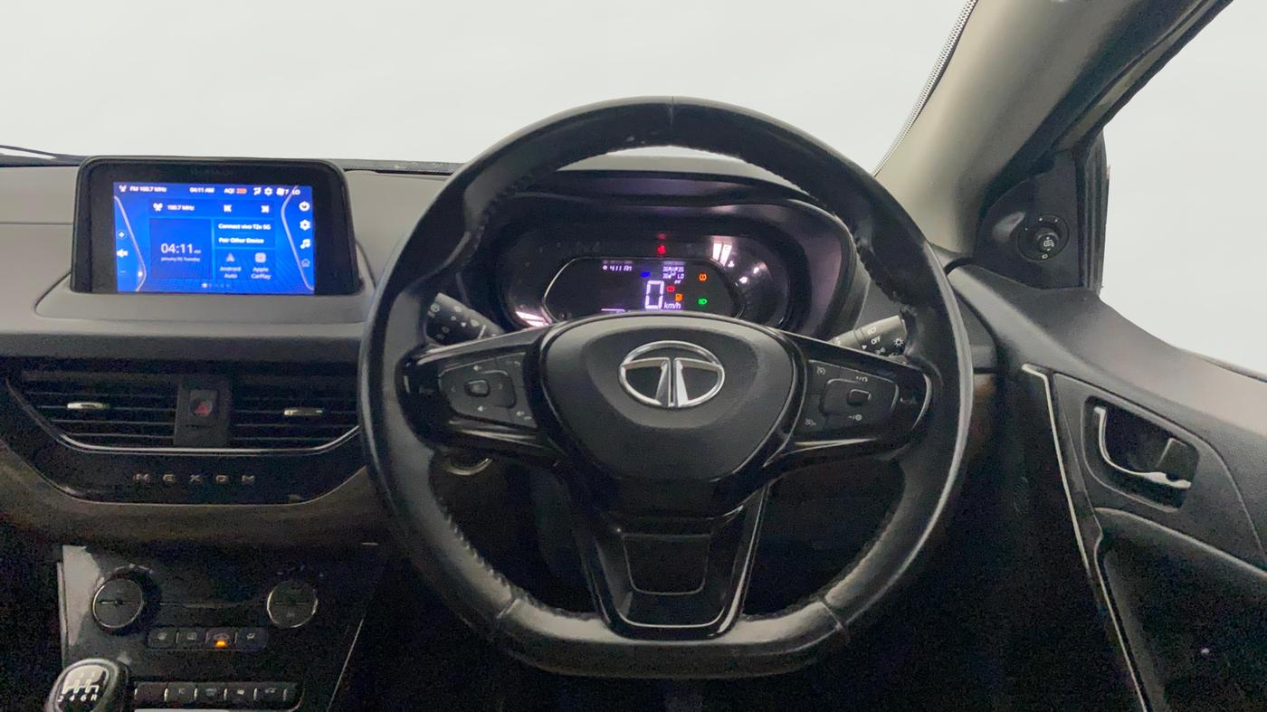 2022 Tata NEXON XZ PLUS PETROL KAZIRANGA, Petrol, Manual, 25,080 km, Steering Wheel Close Up