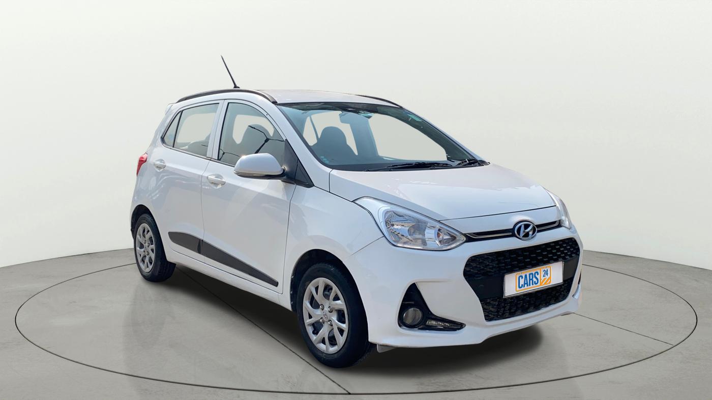 2019 Hyundai Grand i10 SPORTZ 1.2 KAPPA VTVT, Petrol, Manual, 24,267 km, Right Front Diagonal