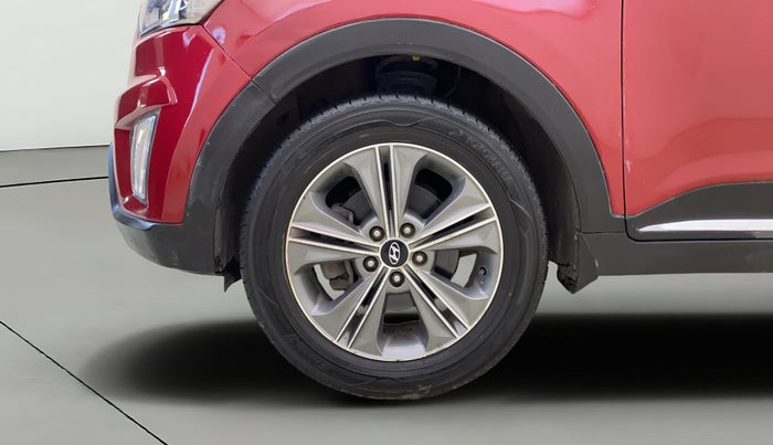 2017 Hyundai Creta SX PLUS AT 1.6 PETROL, Petrol, Automatic, 76,361 km, Left Front Wheel