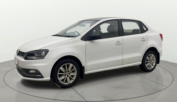 2017 Volkswagen Ameo HIGHLINE PLUS 1.5L AT 16 ALLOY, Diesel, Automatic, 1,37,489 km, Left Front Diagonal