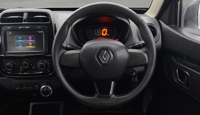 2019 Renault Kwid RXT 1.0 AMT (O), Petrol, Automatic, 27,258 km, Steering Wheel Close Up