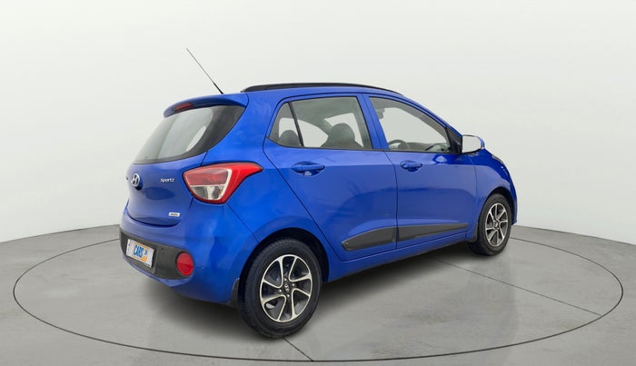 2017 Hyundai Grand i10 SPORTZ (O) AT 1.2 KAPPA VTVT, Petrol, Automatic, 80,082 km, Right Back Diagonal