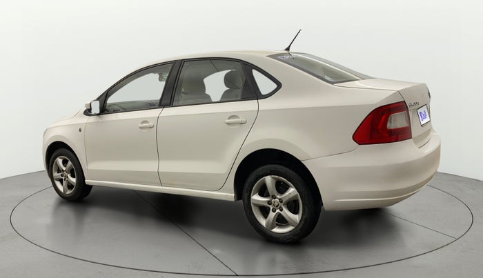 2014 Skoda Rapid AMBITION 1.6 MPI MT PLUS, Petrol, Manual, 1,04,953 km, Left Back Diagonal