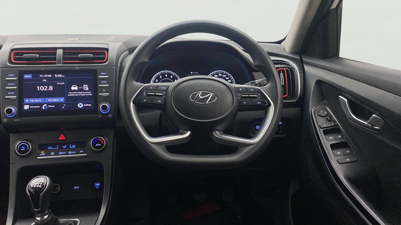 2023 Hyundai Creta S PLUS KNIGHT 1.5 PETROL, Petrol, Manual, 33,786 km, Steering Wheel Close Up