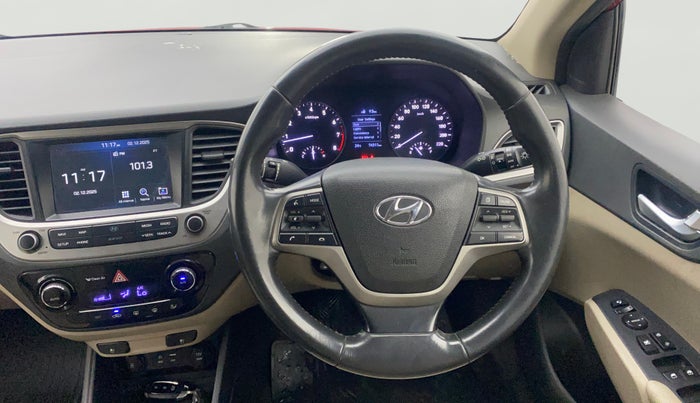 2017 Hyundai Verna 1.6 VTVT SX O, Petrol, Manual, 74,309 km, Steering Wheel Close Up