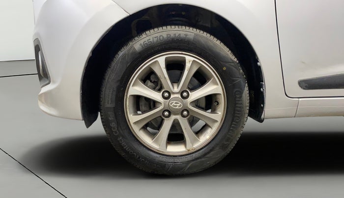 2015 Hyundai Grand i10 ASTA (O) 1.2 KAPPA VTVT, Petrol, Manual, 67,074 km, Left Front Wheel