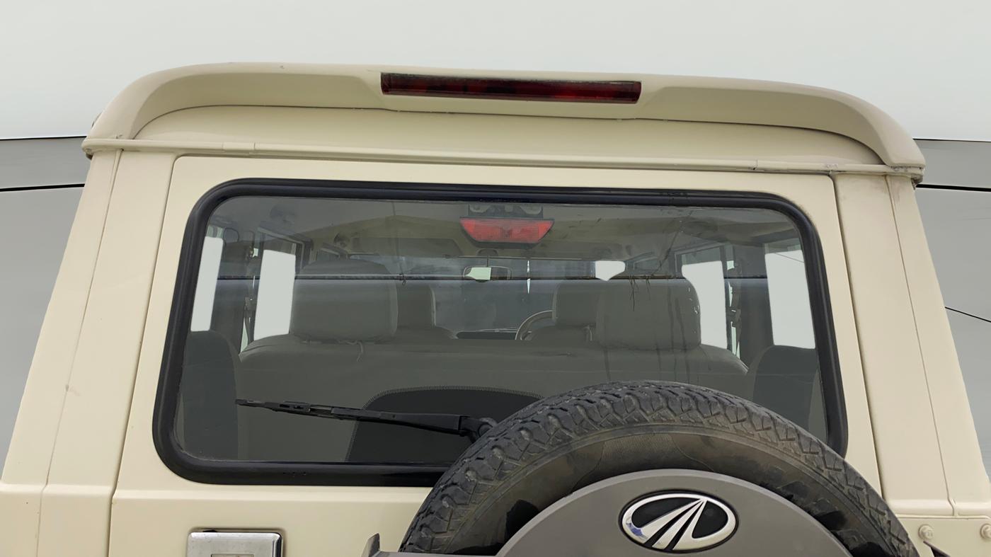 2018 Mahindra Bolero POWER PLUS ZLX, Diesel, Manual, 60,760 km, Rear Windshield