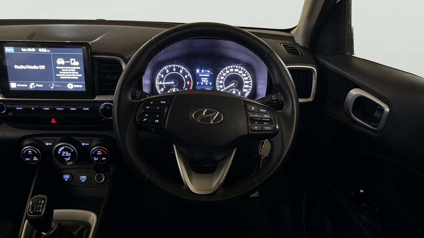 2020 Hyundai VENUE SX 1.0 TURBO IMT, Petrol, Manual, 65,015 km, Steering Wheel Close Up