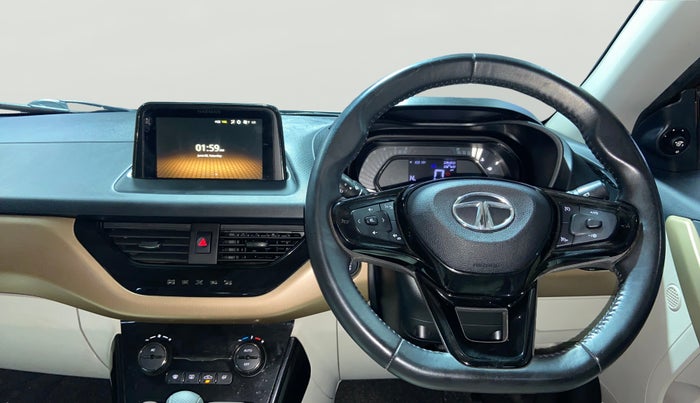 2023 Tata NEXON  XZA Plus LUXS Jet, Petrol, Automatic, 26,626 km, Steering Wheel Close Up