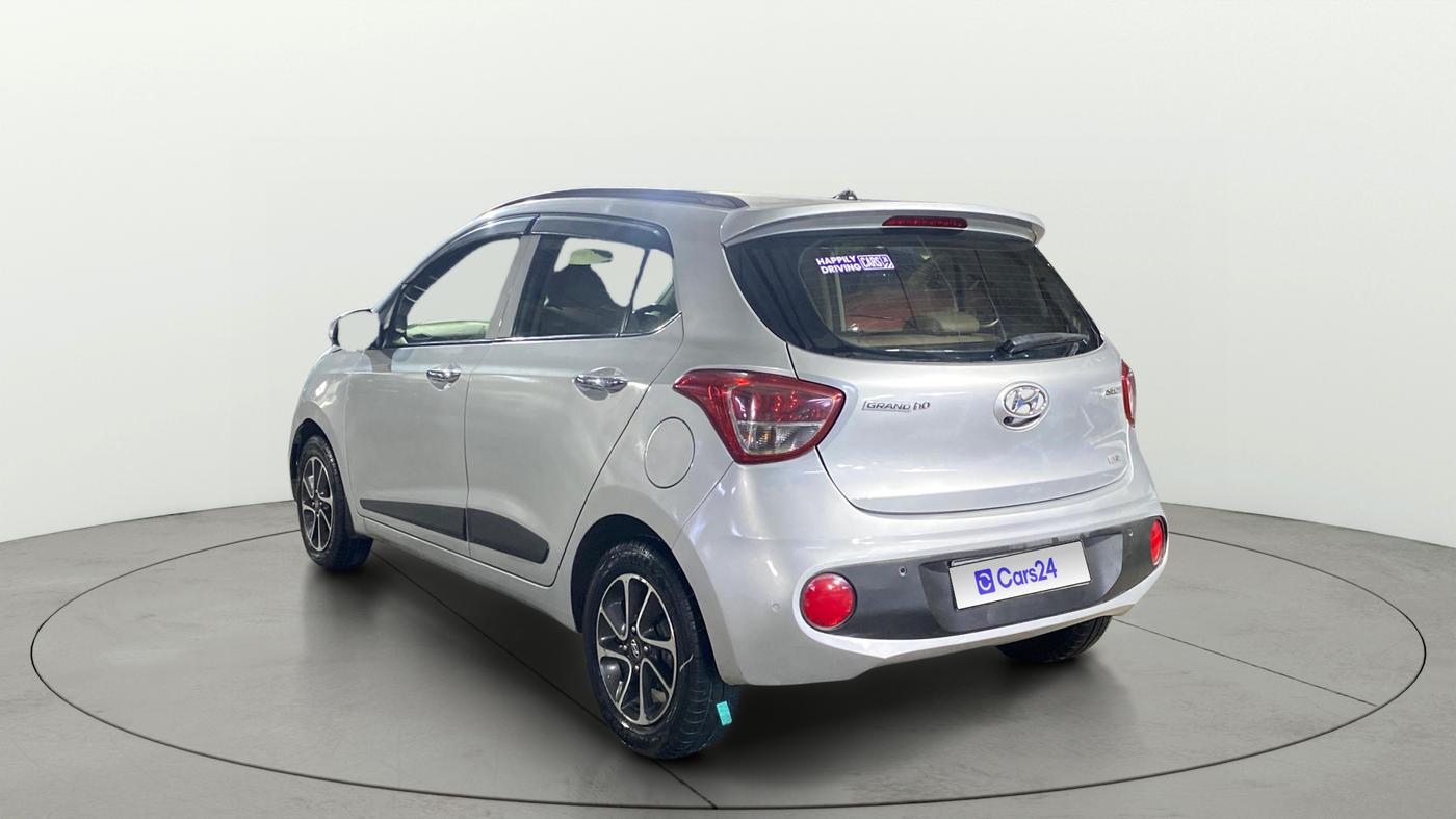 2017 Hyundai Grand i10 ASTA 1.2 KAPPA VTVT, Petrol, Manual, 1,22,895 km, Left Back Diagonal