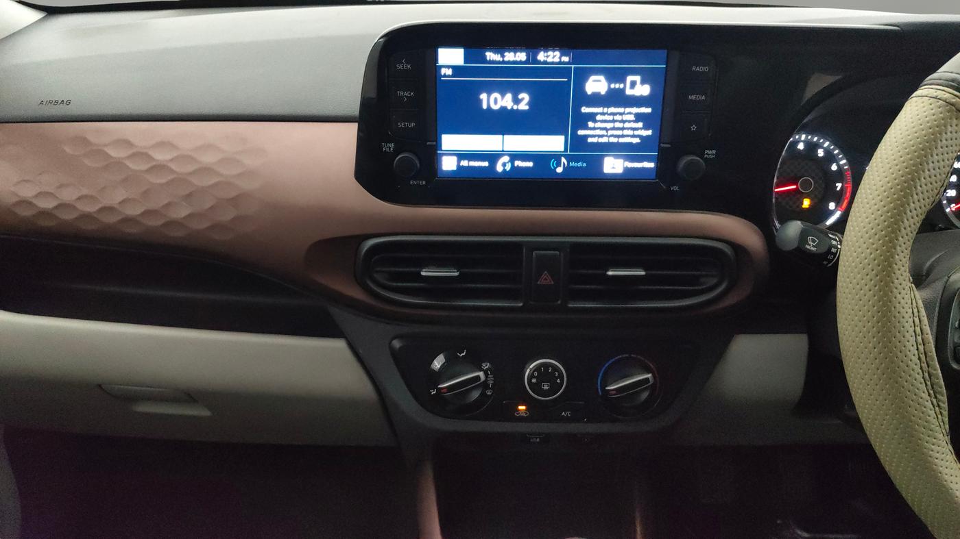 2022 Hyundai AURA SX 1.2 CNG, CNG, Manual, 22,232 km, Air Conditioner