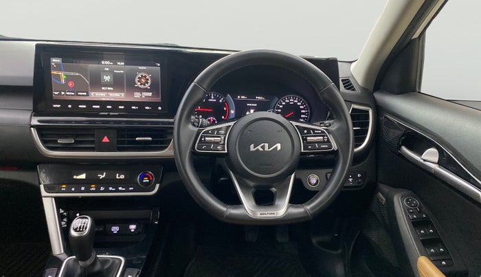 2023 KIA SELTOS HTX PLUS 1.5 IMT DIESEL, Diesel, Manual, 35,610 km, Steering Wheel Close Up