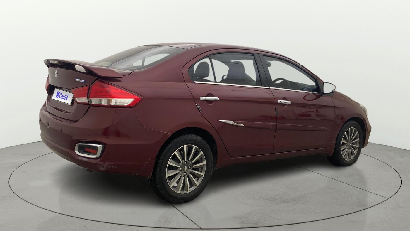 2019 Maruti Ciaz ALPHA  AT 1.5 SHVS PETROL, Petrol, Automatic, 60,463 km, Right Back Diagonal