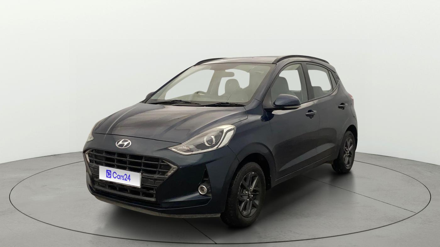 2019 Hyundai GRAND I10 NIOS SPORTZ AMT 1.2 KAPPA VTVT, Petrol, Automatic, 1,13,318 km, Left Front Diagonal