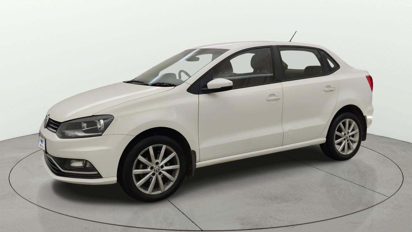 2017 Volkswagen Ameo HIGHLINE1.2L PLUS 16 ALLOY, Petrol, Manual, 95,740 km, Left Front Diagonal