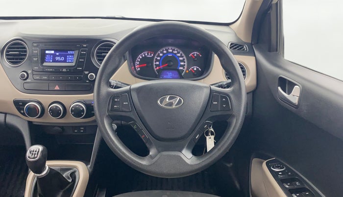 2016 Hyundai Grand i10 SPORTZ 1.2 KAPPA VTVT, CNG, Manual, 25,982 km, Steering Wheel Close Up