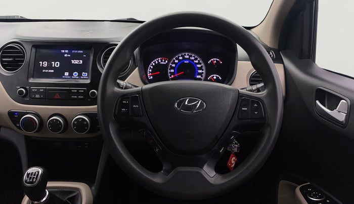 2019 Hyundai Grand i10 SPORTZ 1.2 KAPPA VTVT, Petrol, Manual, 38,471 km, Steering Wheel Close Up