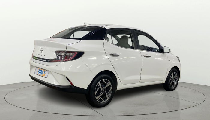 2020 Hyundai AURA SX PLUS 1.2 AMT, Petrol, Automatic, 52,764 km, Right Back Diagonal