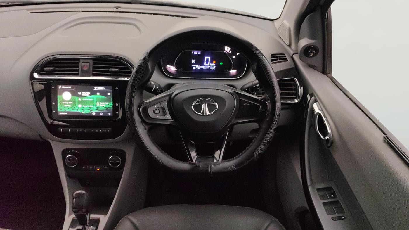 2021 Tata TIGOR XZA PLUS PETROL, Petrol, Automatic, 82,174 km, Steering Wheel Close Up