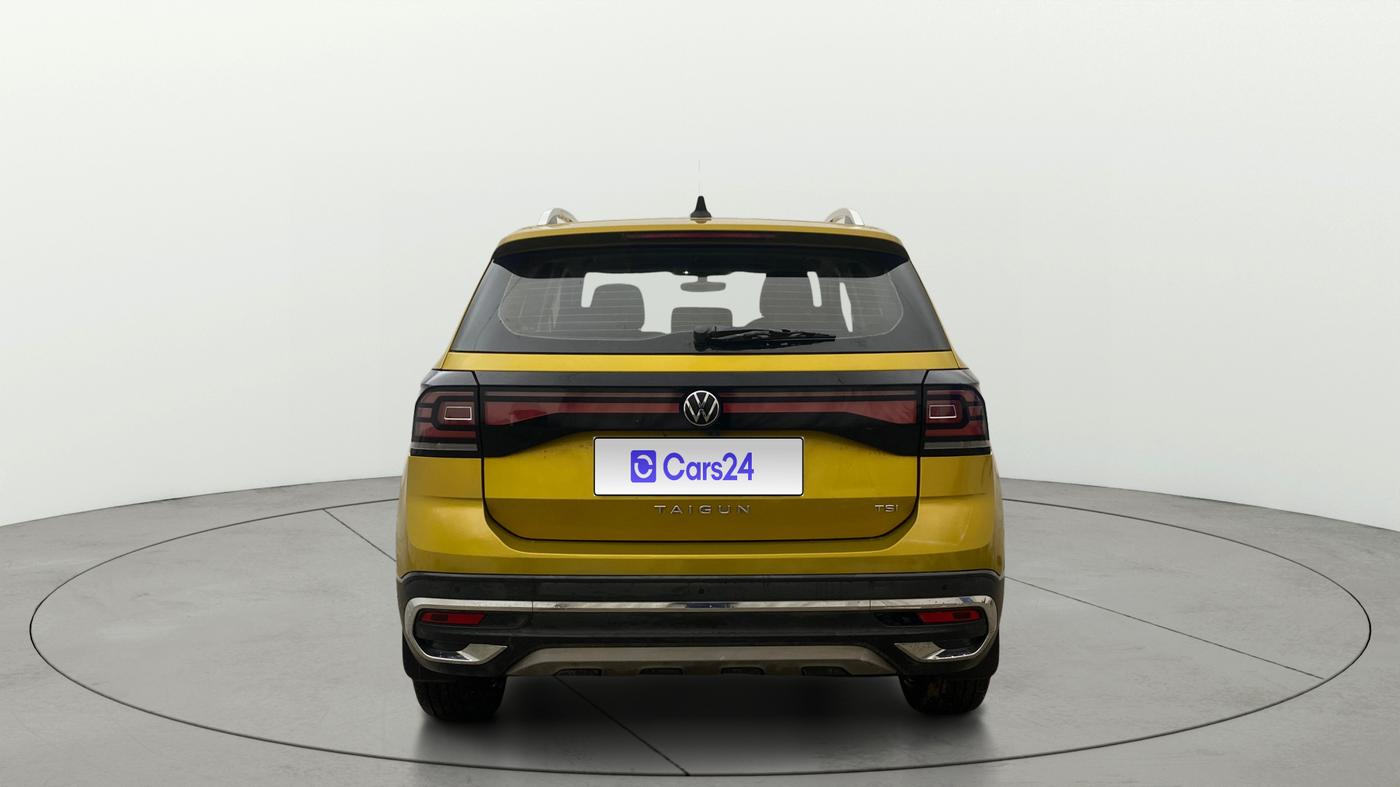2021 Volkswagen TAIGUN TOPLINE 1.0 TSI MT, Petrol, Manual, 1,10,926 km, Back/Rear