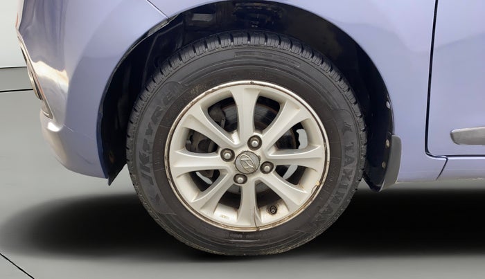 2015 Hyundai Grand i10 ASTA AT 1.2 KAPPA VTVT, Petrol, Automatic, 57,674 km, Left Front Wheel