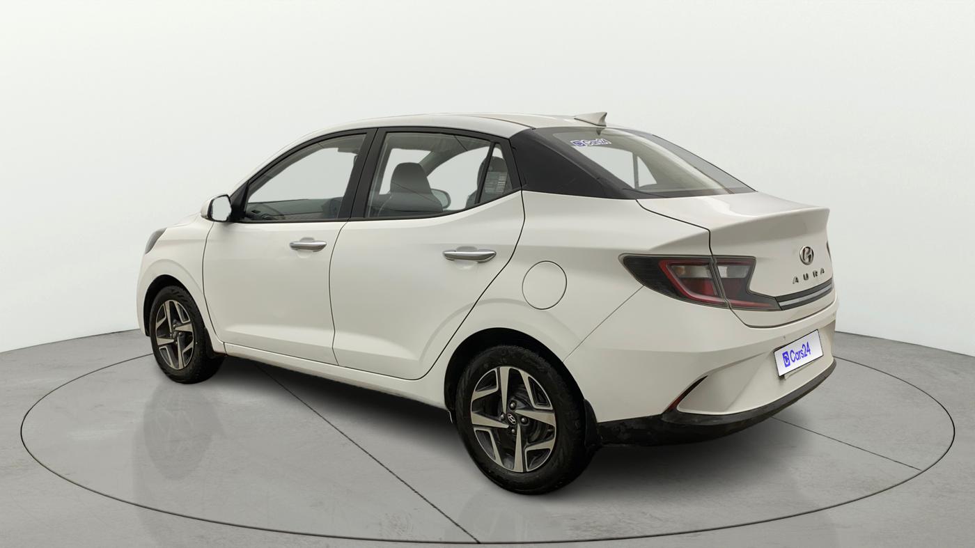 2021 Hyundai AURA SX 1.2, Petrol, Manual, 1,16,017 km, Left Back Diagonal