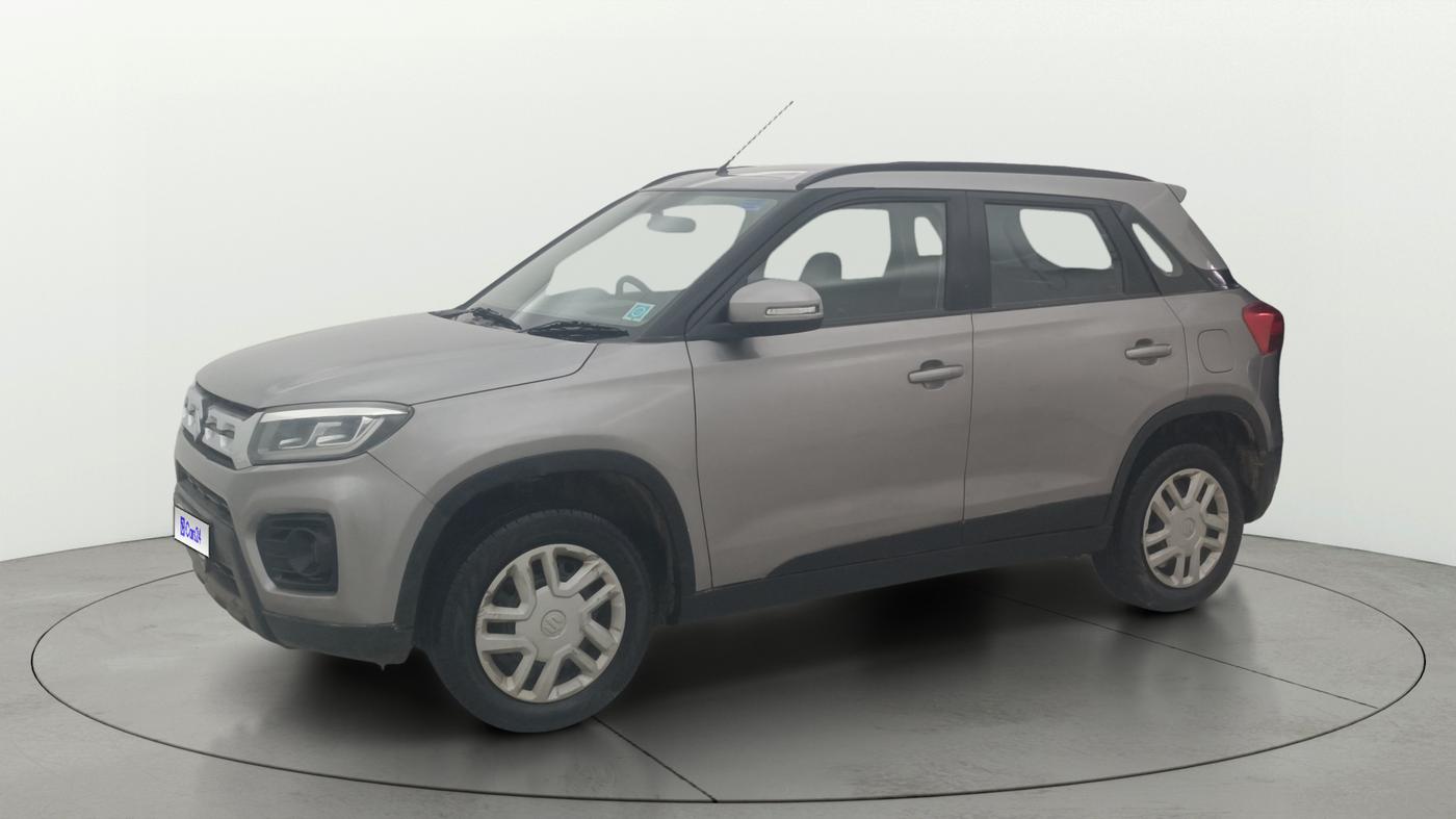 2021 Maruti Vitara Brezza VXI AT SHVS, Petrol, Automatic, 1,06,231 km, Left Front Diagonal