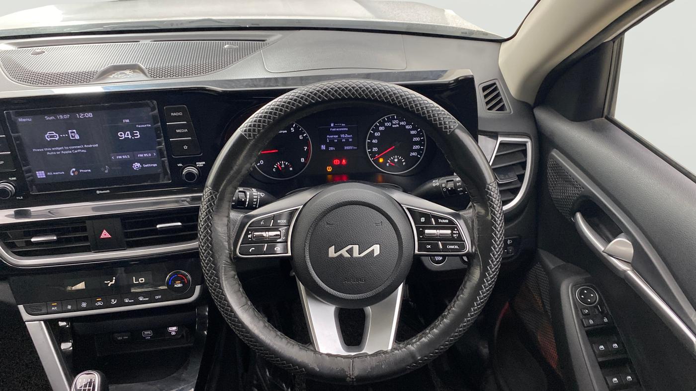 2022 KIA SELTOS HTK PLUS 1.5 IMT, Petrol, Manual, 39,391 km, Steering Wheel Close Up