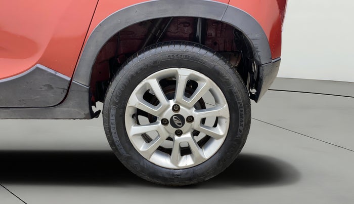 2017 Mahindra Kuv100 K8 D 6 STR, Diesel, Manual, 1,21,731 km, Left Rear Wheel