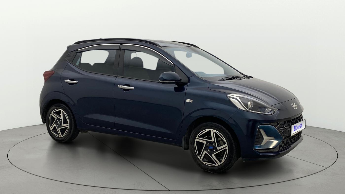 2024 Hyundai GRAND I10 NIOS ASTA AMT 1.2 KAPPA VTVT, Petrol, Automatic, 23,608 km, Right Front Diagonal