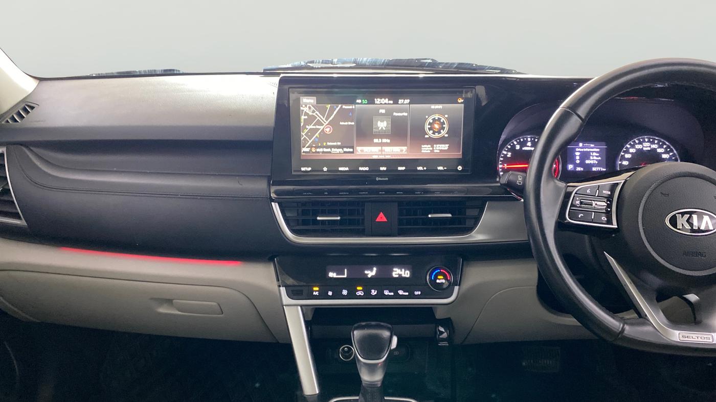 2021 KIA SELTOS HTX IVT 1.5 PETROL, Petrol, Automatic, 32,717 km, Air Conditioner