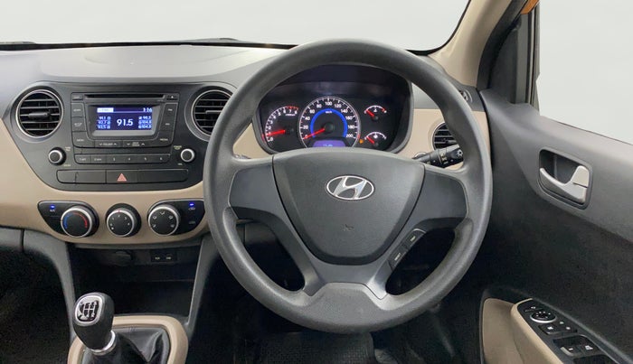 2014 Hyundai Grand i10 SPORTZ 1.2 KAPPA VTVT, Petrol, Manual, 49,805 km, Steering Wheel Close Up