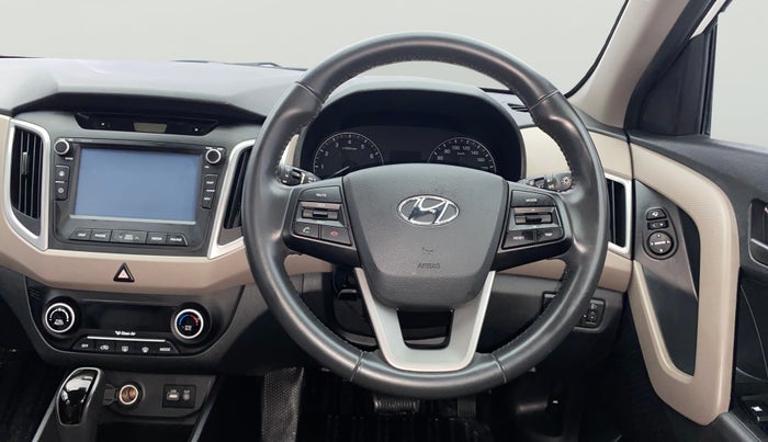 2017 Hyundai Creta SX PLUS AT 1.6 PETROL, Petrol, Automatic, 14,634 km, Steering Wheel Close Up