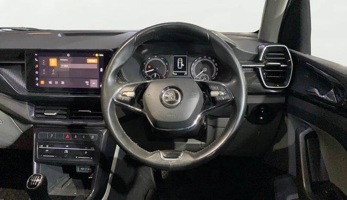 2022 Skoda KUSHAQ STYLE 1.5L TSI MT, Petrol, Manual, 21,417 km, Steering Wheel Close Up