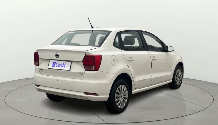 2019 Volkswagen Ameo TRENDLINE 1.5L, Diesel, Manual, 1,00,303 km, Right Back Diagonal