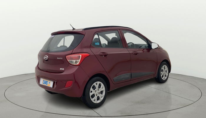 2015 Hyundai Grand i10 SPORTZ 1.2 KAPPA VTVT, Petrol, Manual, 70,865 km, Right Back Diagonal