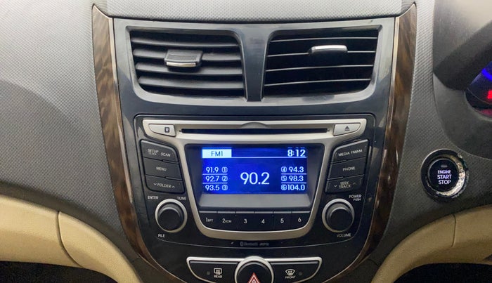 2015 Hyundai Verna FLUIDIC 4S 1.6 VTVT SX, Petrol, Manual, 51,899 km, Air Conditioner