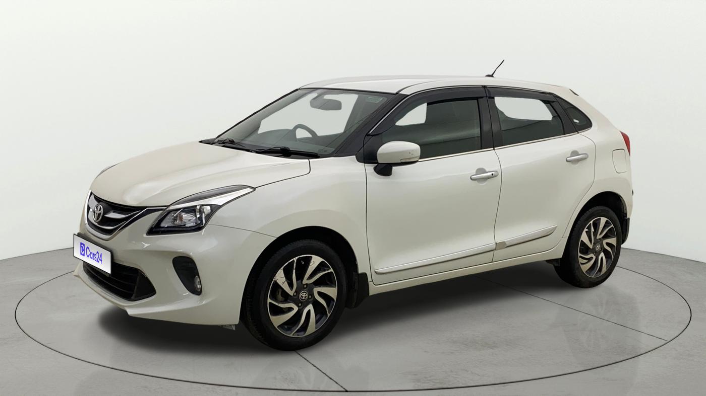 2019 Toyota Glanza V CVT, Petrol, Automatic, 29,733 km, Left Front Diagonal