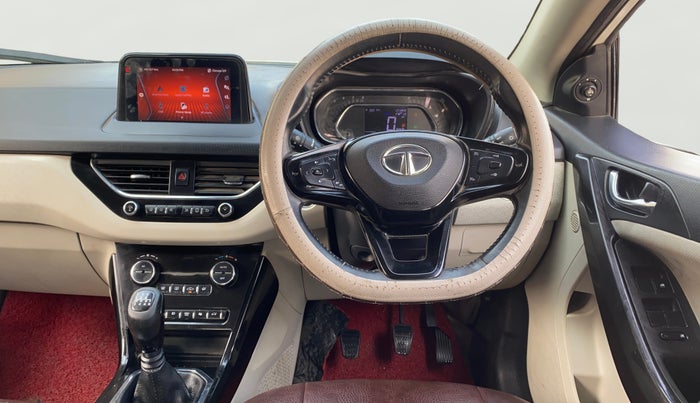 2020 Tata NEXON XZ PLUS (O) PETROL, Petrol, Manual, 46,430 km, Steering Wheel Close Up