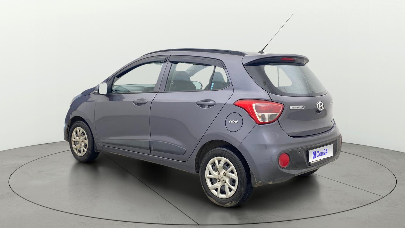 2018 Hyundai Grand i10 SPORTZ 1.2 KAPPA VTVT, Petrol, Manual, 50,399 km, Left Back Diagonal