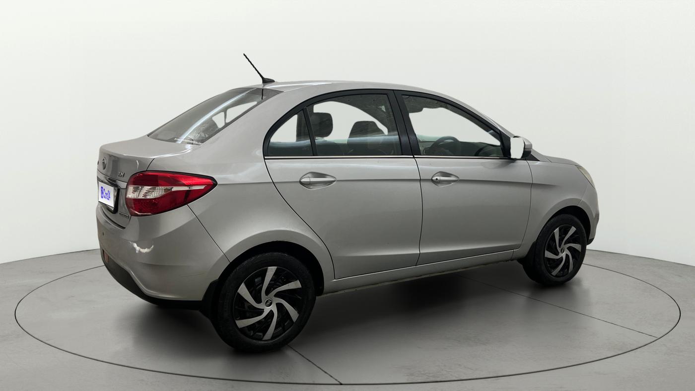2015 Tata Zest XM PETROL, CNG, Manual, 79,089 km, Right Back Diagonal